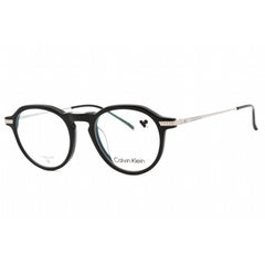 Calvin Klein Men's Eyeglasses - Black Plastic Full Rim Round Frame | CK23532T 001
