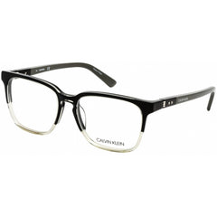 Calvin Klein Men's Eyeglasses - Crystal Smoke/Black Rectangular Frame | CK19511 072