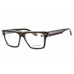 Calvin Klein Men's Eyeglasses - Grey Plastic Full Rim Rectangular Frame | CK23522 035
