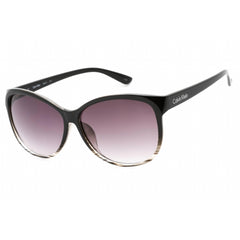 Calvin Klein Retail Women's Sunglasses - Black Horn Plastic Full Rim Frame | R661S 004