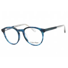 Calvin Klein Unisex Eyeglasses - Blue Havana Round Frame Clear Lens | CK22546 460