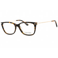 Calvin Klein Women's Eyeglasses - Vintage Havana Plastic Square Frame | CK22501 237