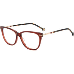 Carolina Herrera Women's Eyeglasses - Burgundy Havana Plastic Frame | HER 0096 0YDC