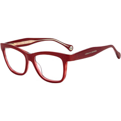 Carolina Herrera Women's Eyeglasses - Burgundy Plastic Frame Demo Lens | CH 0016 0LHF