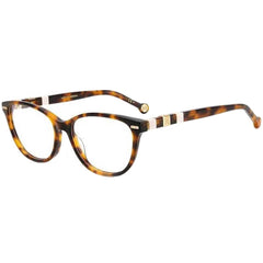 Carolina Herrera Women's Eyeglasses - Demo Lens Havana Ivory Oval Frame | CH 0048 0C1H