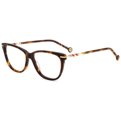 Carolina Herrera Women's Eyeglasses - Havana Plastic Frame Demo Lens | HER 0096 005L