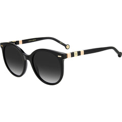 Carolina Herrera Women's Sunglasses - Black Pink Round Acetate Frame | CH 0046/S 03H2