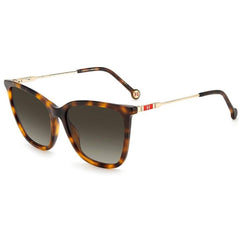 Carolina Herrera Women's Sunglasses - Havana Full Rim Cat Eye Frame | CH 0068/S 005L