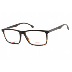 Carrera Men's Eyeglasses - Dark Havana Plastic Full Rim Rectangular | 8839 0086 00