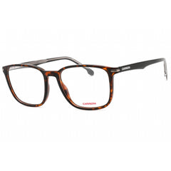 Carrera Men's Eyeglasses - Havana Square Frame Clear Demo Lens | CARRERA 292 0086 00