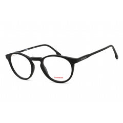 Carrera Unisex Eyeglasses - Matte Black Plastic Frame Clear Lens | CARRERA 255 0003 00