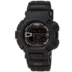 Casio Men's G-Shock World Time Black Resin Strap Black Digital Dial Quartz Dive Watch | G9000MS-1
