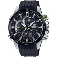 Casio Men's Watch - Edifies Smartphone Link Bluetooth Black Dial Strap | EQB800BR-1A