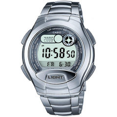 Casio Men's Watch - Quartz Digital Dial Stainless Steel Case Bracelet | W-752D-1A
