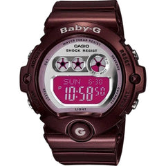 Casio Women's Watch - Baby-G Alarm Silver and Pink Dial Strap Digital | BG-6900-4