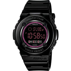 Casio Women's Watch - Baby-G Black Reverse Digital LCD Dial Resin Strap | BG-1300MB-1