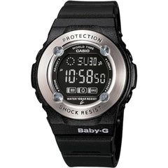Casio Women's Watch - Baby-G World Time Black Resin Strap Digital Quartz | BG-1300-1C