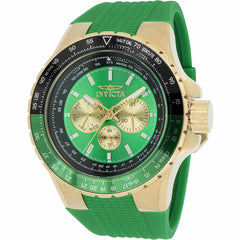 Invicta Men's Watch - Aviator Quartz Chronograph Green Silicone Strap | 44612