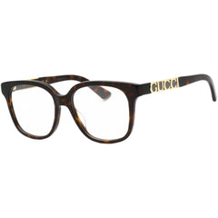 Gucci Women's Eyeglasses - Havana Cat Eye Full Rim Plastic Frame | GG1192O 005