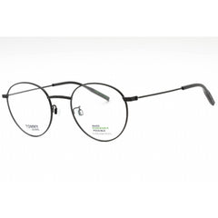 Tommy Hilfiger Unisex Eyeglasses - Matte Black Metal Round Frame | TJ 0030 0003 00