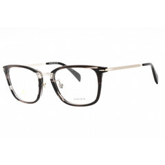 David Beckham Men's Eyeglasses - Grey Horn Cat Eye Full Rim Frame | DB 7060/F 02W8 00