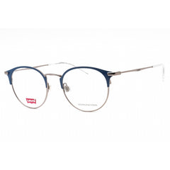Levi's Men's Eyeglasses - Blue Full Rim Round Frame Clear Demo Lens | LV 5008 0PJP 00