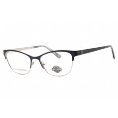 Harley Davidson Women's Eyeglasses - Matte Blue Frame Clear Demo Lens | HD0572 091