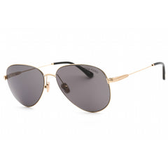Tom Ford Unisex Sunglasses - Shiny Rose Gold Metal Pilot Shape Frame | FT0993 28A
