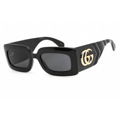 Gucci Women's Sunglasses - Black Rectangular Full Rim Plastic Frame | GG0811S 001