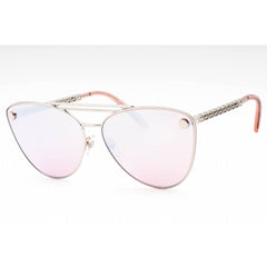 Versace Women's Sunglasses - Silver/Pink Cat Eye Shape Full Rim Frame | 0VE2267 10007V