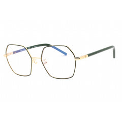 Tory Burch Women's Eyeglasses - Shiny Gold Geometric Full Rim Frame | 0TY1072 3315SB
