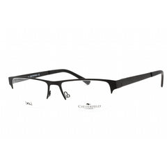 Chesterfield Men's Eyeglasses - Matte Black Half Rim Metal Frame | 52/XL 0003 00