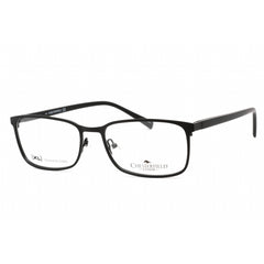 Chesterfield Men's Eyeglasses - Matte Black Metal Rectangular Frame | CH 71XL 0003 00