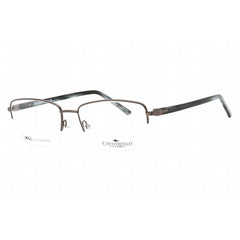Chesterfield Men's Eyeglasses - Matte Grey Rectangular Half Rim | CH 79XL 0RIW 00