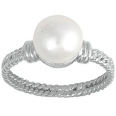 Classic Women's Fwp Double Twisted Band Ring - W-9080