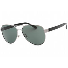 Coach Unisex Sunglasses - Satin Gunmetal Metal Aviator Full Rim Frame | 0HC7143 900471
