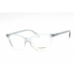 Coach Women's Eyeglasses - Transparent Blue Cat Eye Frame Clear Lens | 0HC6206U 5737