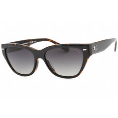 Coach Women's Sunglasses - Black On Tortoise Plastic Cat Eye Frame | 0HC8370F 5764T3