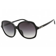 Coach Women's Sunglasses - Black Plastic Full Rim Round Shape Frame | 0HC8360U 5002T3