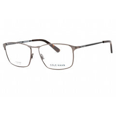 Cole Haan Men's Eyeglasses - Clear Demo Lens Gunmetal Rectangular Frame | CH4046 033