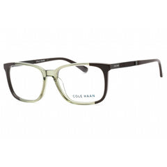 Cole Haan Men's Eyeglasses - Clear Demo Lens Olive Crystal Square Frame | CH4044 308