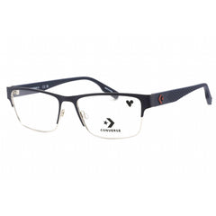 Converse Men's Eyeglasses - Matte Obsidian Half Rim Frame Clear Lens | CV3008 411