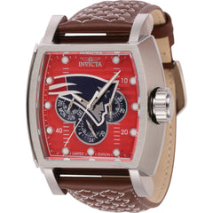 Invicta Men's Watch - NFL New England Patriots Quartz Brown Leather Strap | 45084