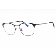 Tom Ford Men's Eyeglasses - Matte Blue Cat Eye Full Rim Metal Frame | FT5750-B 091