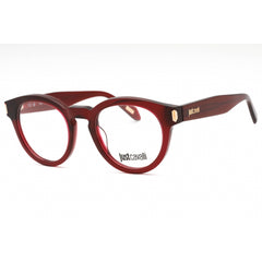 Just Cavalli Women's Eyeglasses - Transparent Burgundy Red Plastic Frame | VJC016 0V64