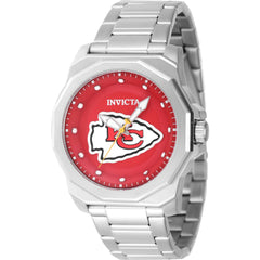 Invicta Men's Watch - NFL Kansas City Chiefs Red Dial Stainless Steel Bracelet | 47928