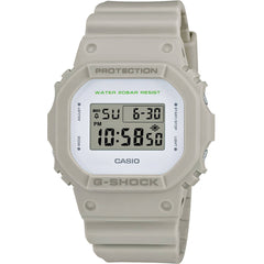 Casio Men's Watch - G-Shock Multi-Alarm Grey Resin Strap Digital Dial | DW5600M-8