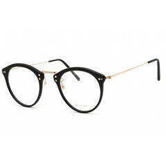 Eyevan Women's Eyeglasses - Black Oval Full Rim Plastic Frame | E-0951 MBKBG