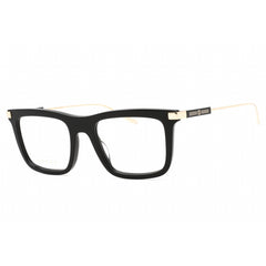 Gucci Men's Eyeglasses - Black/Gold Square Full Rim Plastic Frame | GG1438O 001