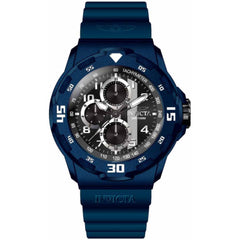 Invicta Men's Watch - Coalition Forces Chrono Blue Silicone Rubber Strap | 46398